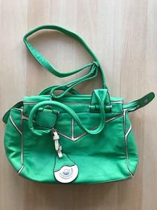 Damen Umhängetasche Sporttasche Tasche Grün wie Leder Frosch kostüm Geschenk NEU - Bild 1 von 3