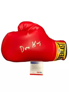 GUANTE DE BOXEO EVERLAST FIRMADO DON KING AUTOGRAFIADO MIKE TYSON PSA/ADN certificado de autenticidad - Imagen 1 de 6