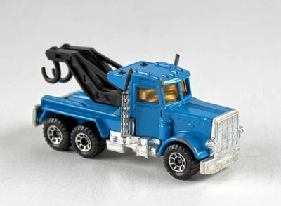 Matchbox Superfast 61D Peterbilt Wreck Truck Farbversuchsmodell in blau - Bild 1 von 4
