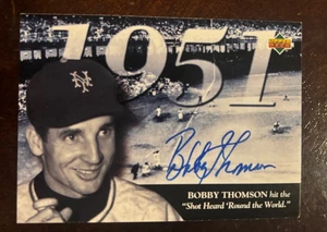 1994 Upper Deck All-Time Heroes #115 Bobby Thomson signed autographed card - Picture 1 of 1