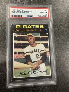 1971 Topps ROBERTO CLEMENTE #630 PSA 4 VG-EX Pittsburgh Pirates - Picture 1 of 6