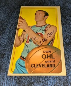 Tarjeta firmada por Don Ohl Cleveland Cavaliers NBA 1970-71 Topps con nuestro certificado de autenticidad - Imagen 1 de 2