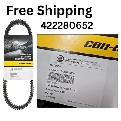 OEM Can-Am BRP Belt 422280652 for Maverick X3 Turbo RR 200HP High Performance US - Image 1 of 2