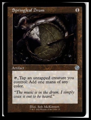 Born of the Gods #162 Springleaf Drum - Image 1 of 2