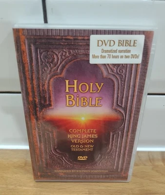 Holy Bible 2 DVD Box Set Complete King James Version Old And New Testament - Image 1 of 3