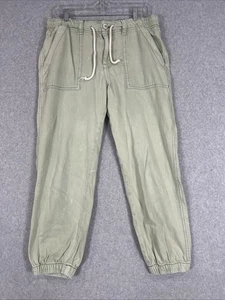 American Eagle Damenhose Größe 10 grün Tomgirl Jogginghose Stretch Überziehen Freizeit - Bild 1 von 13