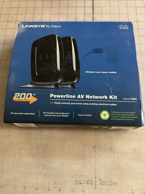 Kit adaptador Ethernet AV PowerLine Cisco-Linksys PLK300 Foto 1 de 4