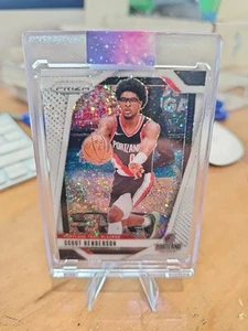 2024-25 Panini Prizm White Sparkle Prizm Scoot Henderson #94 Ssp - Picture 1 of 2