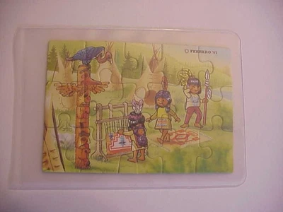 Indianer vom Schlangenfluss von 1992  - Puzzle links oben mit BPZ - Bild 1 von 2