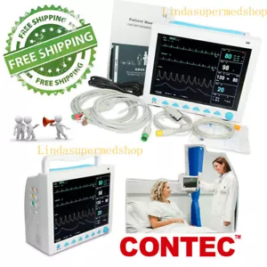 12.1" ICU/CCU Multi-Parameter Vital Signs Patient Monitor CONTEC CMS8000 - Picture 1 of 11