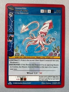 MetaZoo UFO: Calamar Gigante Primera Edición 125/165 Casi Nuevo/Muy Nuevo - Imagen 1 de 1