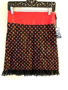 Sourpuss Polka Dot Totenkopf Rock SMALL Taille 29" - Bild 1 von 8