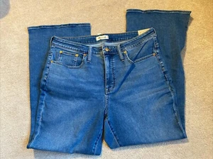 Madewell Mid-Rise Kick Out Jeans Women’s Stretch Magic Pockets Size 18W New - Bild 1 von 5