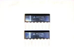 M5238L ""Original"" Mitsubishi 8P SIP IC 2 piezas - Imagen 1 de 1