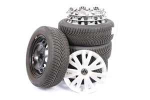 Satz VW Golf 7 5Q Winterräder 16 Zoll Stahl 5Q0601027 Gebraucht 70024 - Bild 1 von 10