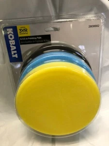 Kobalt 6 pollici cuscinetti lucidanti assortiti - confezione da 3 - Foto 1 di 1
