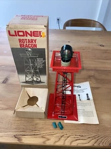 NOS Rare ! Lionel O Gauge Rotating Rotary Beacon Tower #6-2494 New w Box - Picture 1 of 9