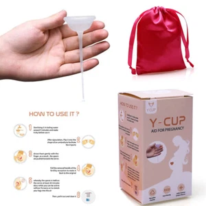 Fertility Conception Silicone Cup Cervix Aid Pregnancy Helps Conceive Sperm Neu - Picture 1 of 16