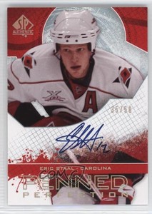2008-09 SP Authentic Penned Perfection /50 Eric Staal #PP-ES Auto