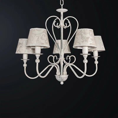 Chandelier Classic Contemporary Wrought Iron 5 Lights Bga 3133-5 - Image 1 of 2
