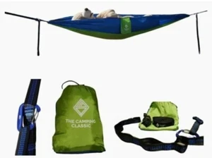 Camping Hammock Outdoor Mosquito Bug Netting Hanging Portable Durable 300lbs - Picture 1 of 7