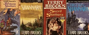 complete SHANNARA quartet Terry BROOKS (4-pb) elfstones sword wishsong 1st king - Picture 1 of 2