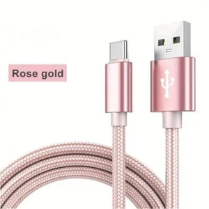 usb c Charging cable 1m nylon braided - Picture 1 of 8