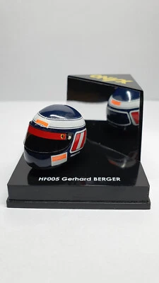 1:12 Onyx Retro Helm HF005 Gerhard Berger - Bild 1 von 3