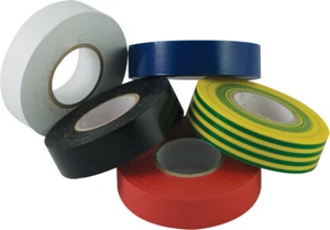 Electrical Insulation Tape "Rainbow" 10 Pack 0.15mm x 18mm x 20mtr Rolls - Picture 1 of 1
