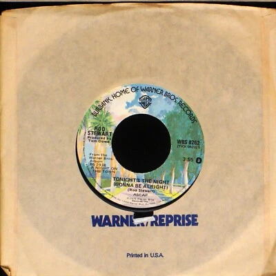 Rod Stewart - Tonight The Night - 7" single 45rpm record - Image 1 of 2