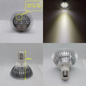 21W Neutral White PAR30 4000K~4500K LED Lamp Spot Light Bulb for Plant Aquarium - Picture 1 of 6