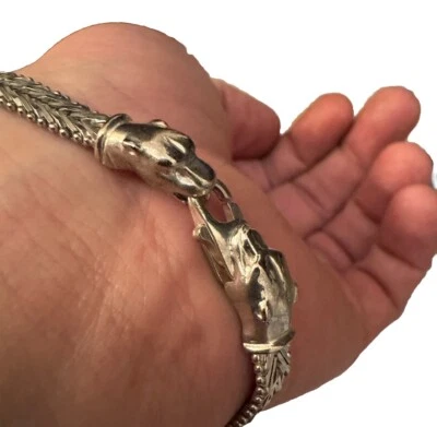 Pulsera pantera Milor Italia plata de ley vintage Foto 1 de 4