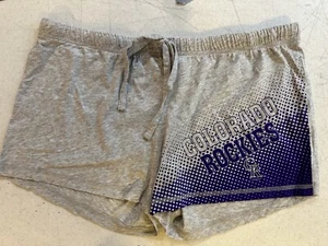 Colorado Rockies MLB Genuine Merchandise Women’s Sleepwear Shorts PJ’S (XL) - Picture 1 of 2