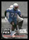 1993 Pro Set Power #PDP10 Brad Hopkins Draft Picks Houston Oilers