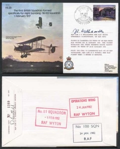 B8c 1st British Sqn Night bombing Signed by J.C. Williamson (E) - Picture 1 of 1