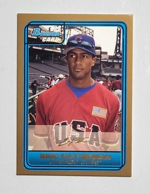2006 Bowman Draft Picks&Prospects Baseball Futures Game Gold#FG15 Eric Patterson - Image 1 of 2