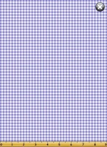 Susybee lila klein Gingham Karo Quilt Stoff verkauft von 1/2 Yard #SB20268-620 - Bild 1 von 1