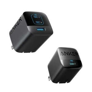 2-Pack Anker 67W + 30W USB-C GaN Wall Charger Bundle – Open Box – Fast Charging - Zdjęcie 1 z 8