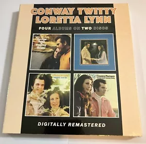 Conway Twitty & Loretta Lynn We Only Make Believe /Lead Me - 4 Albums on 2 CD - Picture 1 of 4