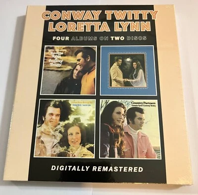 Conway Twitty & Loretta Lynn We Only Make Believe /Lead Me  - 4 Albums on 2 CD - Image 1 of 4
