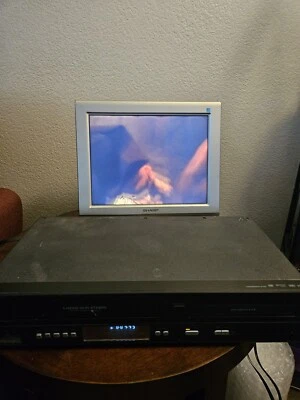 Philips DVP3355V/F7 DVD VCR 4 Head Combo Player Recorder No Remote TESTED  - Image 1 of 4