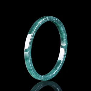 Natürliches A-Ware Jade Blau Wasser Quadrat Armband Jade Ring Armband Jadearmband - Bild 1 von 10