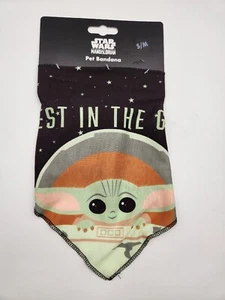 Dog Cat Pet Bandana Scarf Star Wars Mandalorian Grogu ~ S/M NWT $9.99 FREE SHIP - Picture 1 of 4