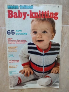 Vintage Mon Trikot Nr. 12 Häkel- und Strickanleitungen für Baby 65 Motive 1973/74 - Bild 1 von 10