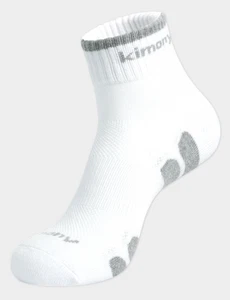 Kimony Men’s Mid Crew Sports Socks 5 Pairs White Gray NWT KSSN501-M8 - Picture 1 of 6