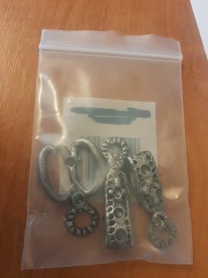 Medieval Belt Chape Buckle Accessories Handmade Forged Cast Metal Authentic... - Image 1 of 4