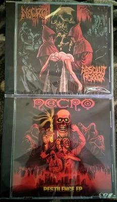Necro 2 New Cd Lot Absolute Horror & Pestilence Eps Eminem Nas Mobb Deep Gza Rza — 第 1/4 张图片