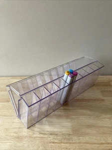Acrylic Clear Pen Display Holder Stand Marker Copic Organizer Desktop Art Design - Picture 1 of 9