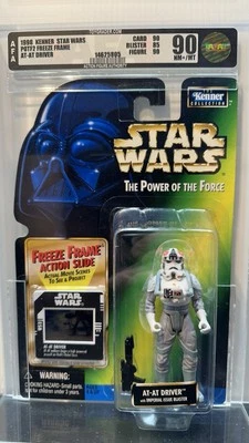 Star Wars Potf2 1998 cuadro congelado AT-AT controlador AFA 90 grado sin usar, en caja nuevo Foto 1 de 4