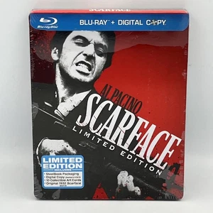Scarface (Blu-ray,SteelBook Limited Edition) 10 Collectible Cards *New & Sealed* - Picture 1 of 3